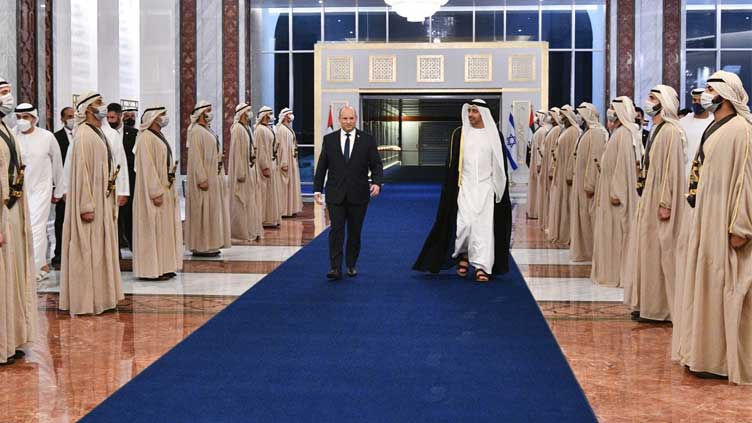 Israel's PM meets crown prince on historic UAE visit