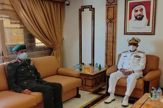 Naval Chief meets military leadership of UAE