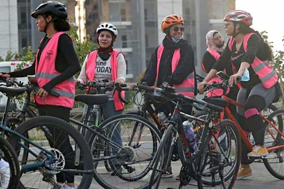 'It takes courage': Saudi Arabia's women cyclists break norms