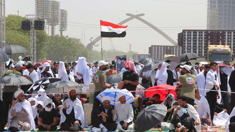 Hundreds of thousands gather for mass prayer in Baghdad