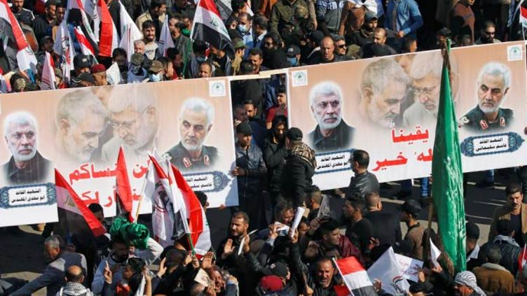 Thousands rally in Iraq to mark 2020 killing of Iran general