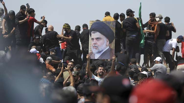 Iraqi protesters breach parliament building in Baghdad