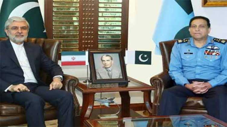 PAF chief meets Iranian ambassador