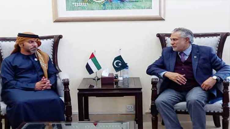 UAE ambassador calls on Ishaq Dar