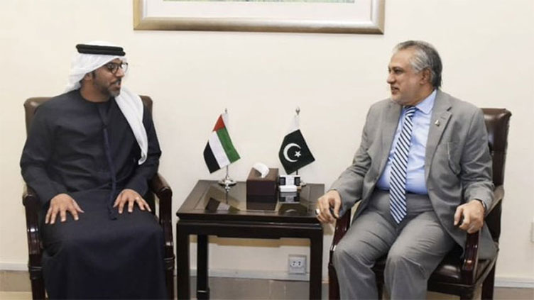 Dar, UAE envoy discuss bilateral economic ties