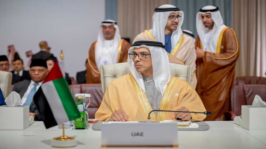 UAE VP discusses de-escalation efforts with Iran's speaker Qalibaf