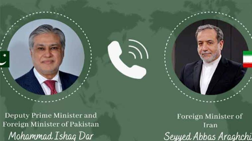 Dar, Araghchi discuss Iran-US talks and regional stability in high-level contact