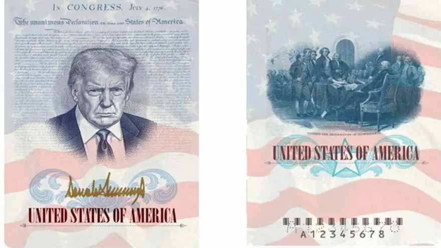 Trump to put his picture in US passports