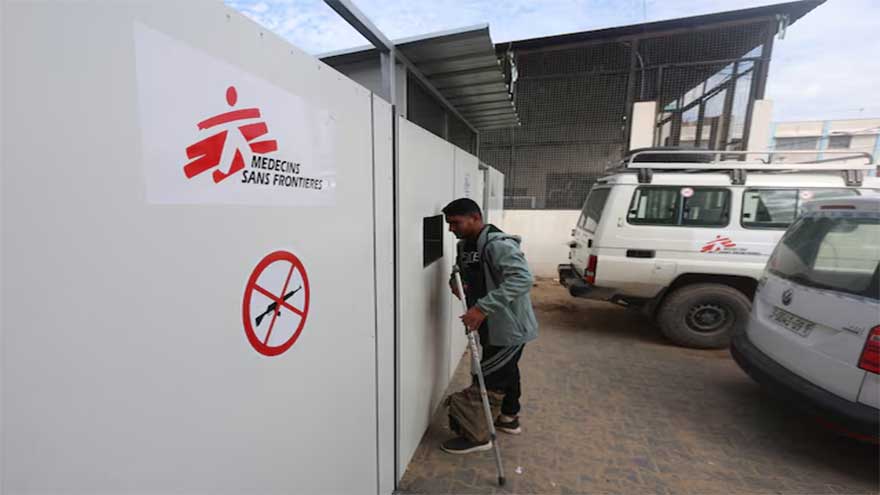 MSF suspends some Gaza hospital work over presence of gunmen, suspected weapons transfers, group says