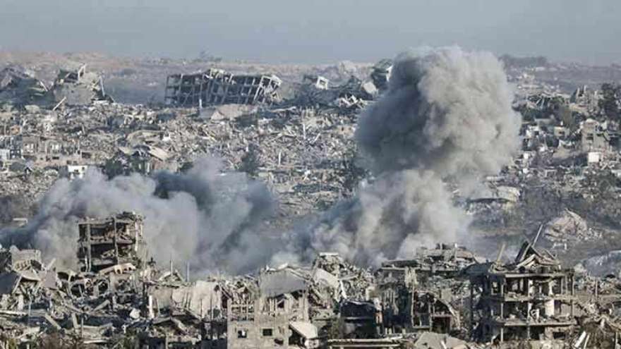 Five Palestinians killed as Israeli helicopters and artillery strike residential areas in Gaza