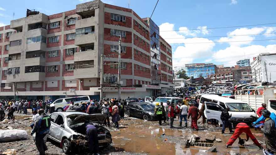Death toll from Kenyan floods rises to 62, police say