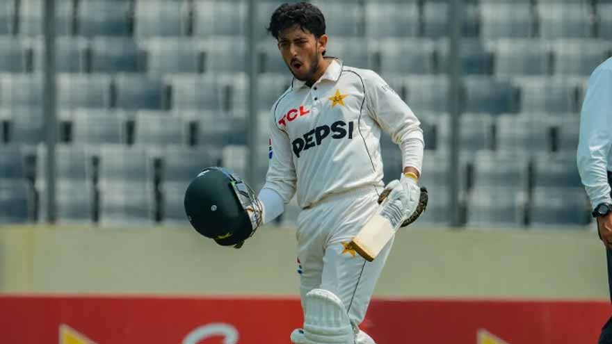 Azan Awais becomes Pakistan's latest Test debut centurion
